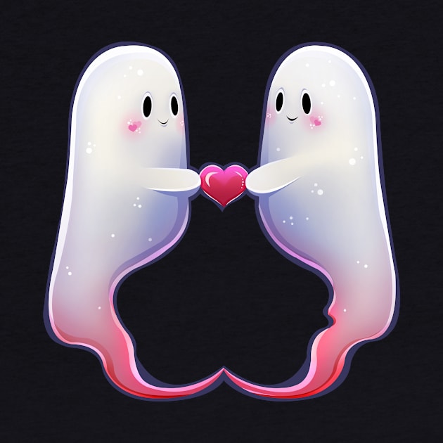 Ghoul-friend cute ghosts by Art by Angele G